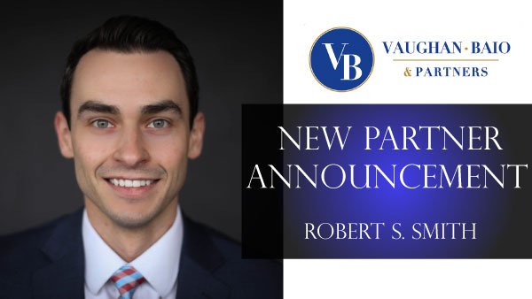 Congratulations to New Partner, Robert S. Smith
