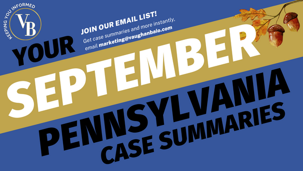 Pennsylvania Case Summaries<br>September 2023